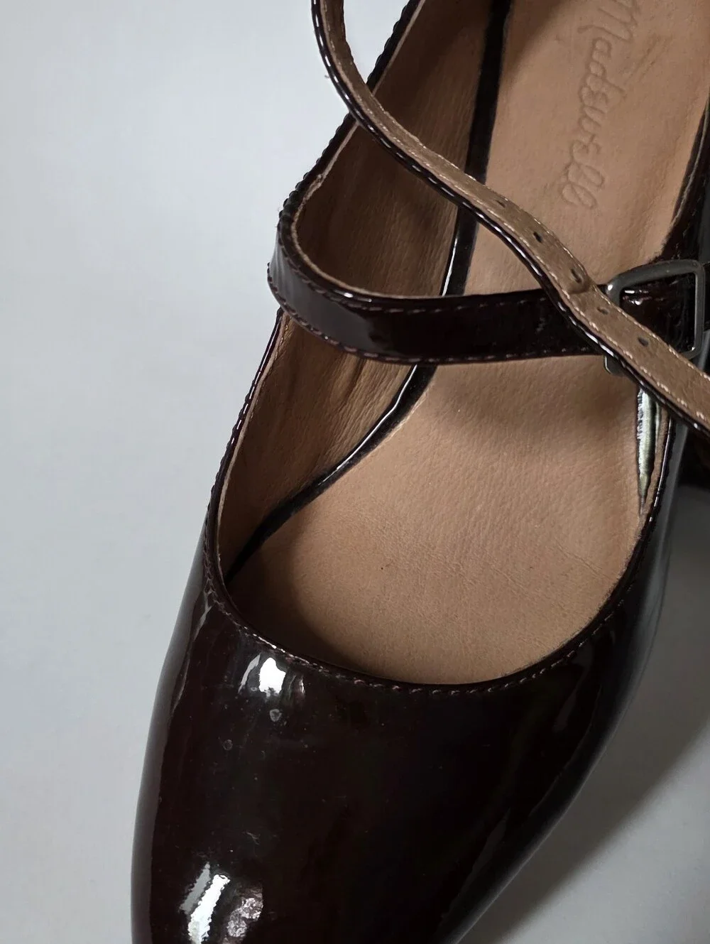 Madewell The Maddie Heeled Mary Jane in Patent Leather Size 7.5 - Picture 2 of 6